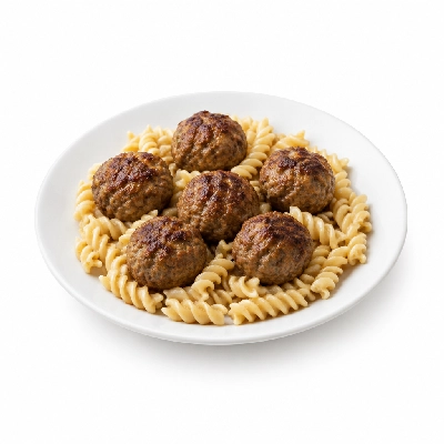 Fit AF Lean Venison Meatballs Over Protein Pasta