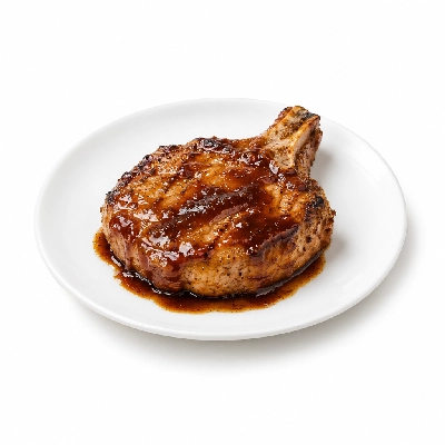 Fit AF Performance Apple Butter BBQ Grilled Pork Chop