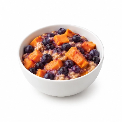 Fit AF Performance Blueberry Sweet Potato Breakfast Bowl