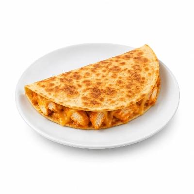Fit AF Performance Buffalo Chicken Quesadilla on Low Carb Wrap