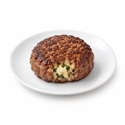 Fit AF Performance Bunless Southwestern Stuffed Grass-Fed Burger