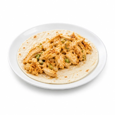 Fit AF Performance Cajun Chicken Salad on Low Carb Tortilla