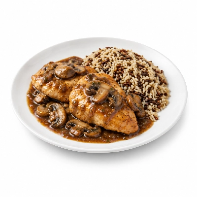 Fit AF Performance Chicken Marsala with Wild Rice