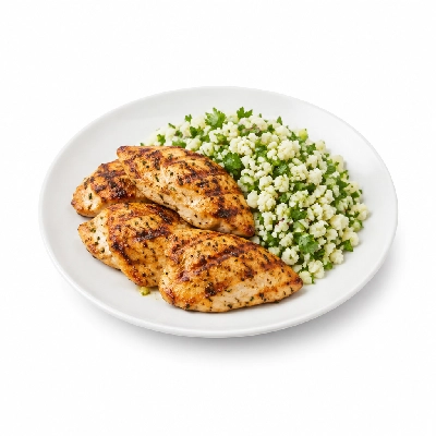 Fit AF Performance Free-Range Greek Chicken with Cauliflower Tabbouleh