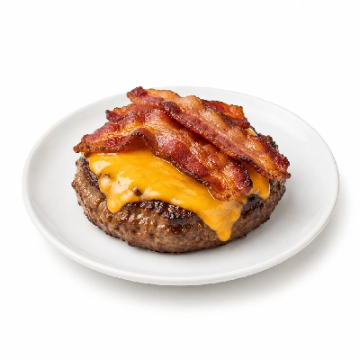 Fit AF Performance Grass-Fed Bacon Cheddar Burger