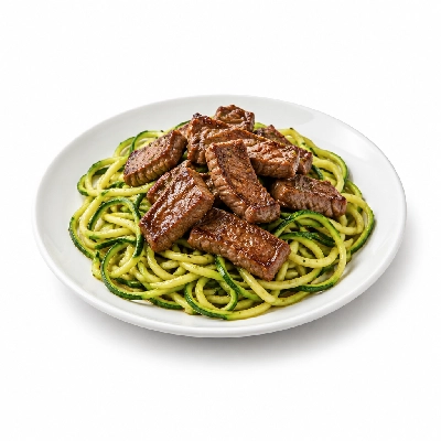 Fit AF Performance Grass-Fed Bang Steak Zoodle Bowl