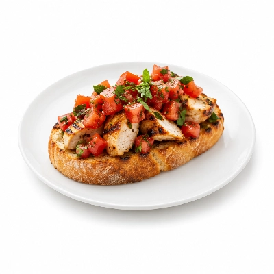 Fit AF Performance Grilled Free-Range Chicken Bruschetta