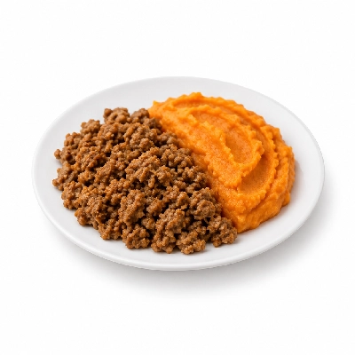 Fit AF Performance Ground Turkey with Mashed Sweet Potatoes