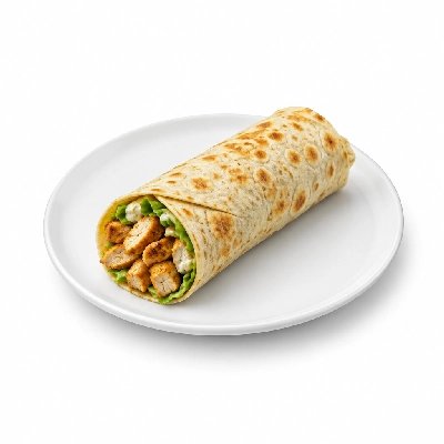 Fit AF Performance Honey Chipotle Ranch Chicken Wrap on Low Carb Tortilla