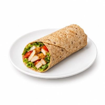 Fit AF Performance Honey Chipotle Ranch Chicken Wrap on Sprouted Grain