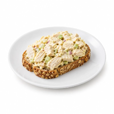 Fit AF Performance Honey-Dijon Chicken Salad on Sprouted Grain
