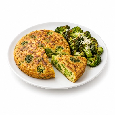 Fit AF Performance Italian Frittata with Parmesan Roasted Broccoli