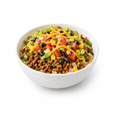 Fit AF Performance Low Carb Turkey Taco Burrito Bowl