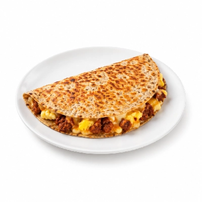 Fit AF Performance Southwest Wild Boar Chorizo Breakfast Quesadilla on Sprouted Grain