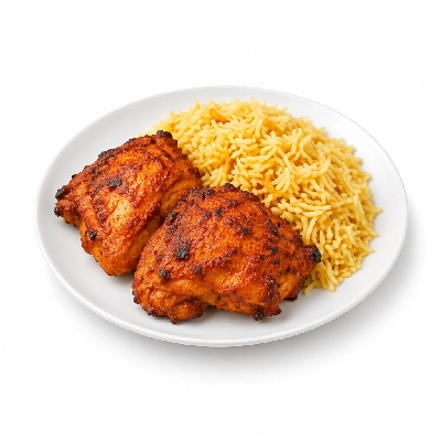 Fit AF Performance Tandoori Chicken Thighs with Pilau Rice