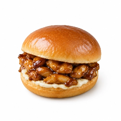 Fit AF Performance Teriyaki Chicken Sandwich with Sesame Ginger Olive Oil Mayo