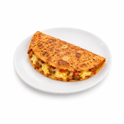 Fit AF Performance Western Breakfast Quesadilla on Sprouted Sweet Potato Wrap