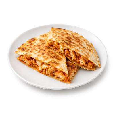 Fit AF Signature Buffalo Chicken Quesadilla on Low Carb Wrap