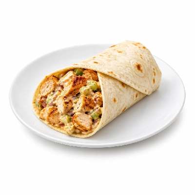 Fit AF Signature Cajun Chicken Salad on Low Carb Tortilla