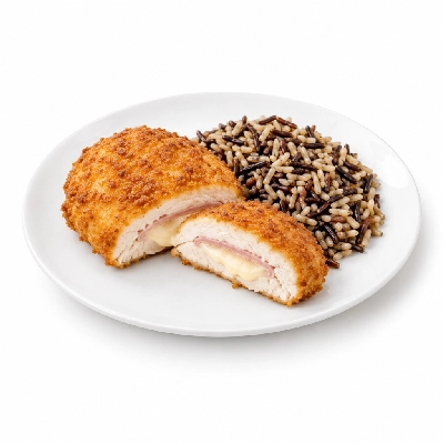 Fit AF Signature Chicken Cordon Bleu with Wild Rice