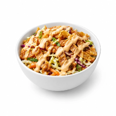 Fit AF Signature Egg Roll in a Bowl with Spicy Olive Oil Aioli
