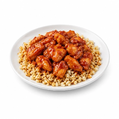 Fit AF Signature Free-Range Red Dragon Chicken Over Fried Cauliflower Rice
