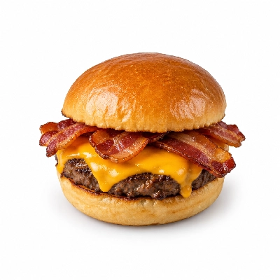Fit AF Signature Grass-Fed Bacon Cheddar Burger