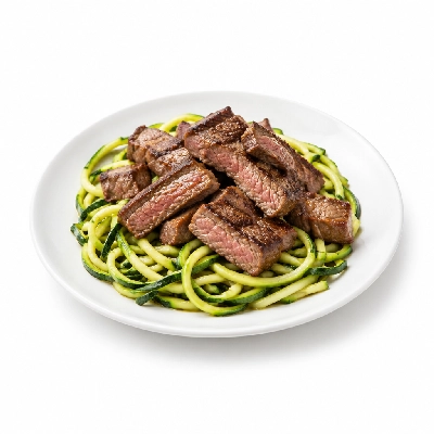 Fit AF Signature Grass-Fed Bang Steak Zoodle Bowl