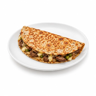 Fit AF Signature Grass-Fed Steak Quesadilla on Sprouted Grain