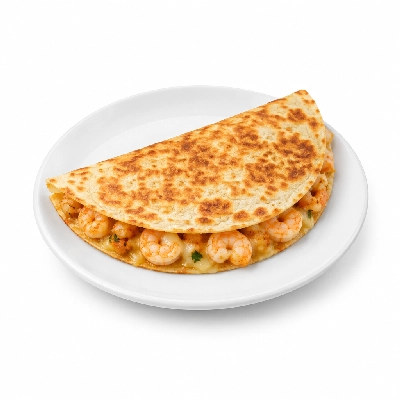 Fit AF Signature Honey Buffalo Shrimp Quesadilla on Sprouted Grain