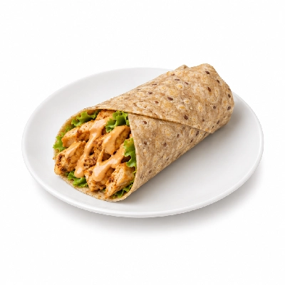 Fit AF Signature Honey Chipotle Ranch Chicken Wrap on Sprouted Grain