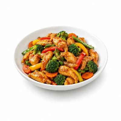 Fit AF Signature Low Carb Garlic Ginger Free-Range Chicken Stir Fry