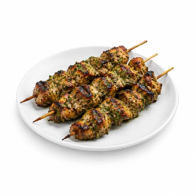 Fit AF Signature Low Carb Grilled Chimichurri Chicken Skewers