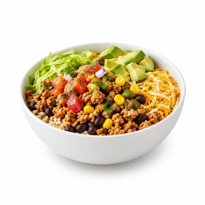 Fit AF Signature Low Carb Turkey Taco Burrito Bowl