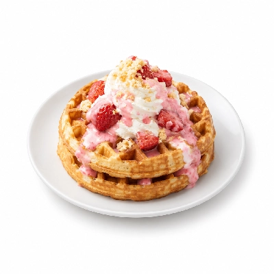 Fit AF Signature Strawberry Shortcake Protein Waffles