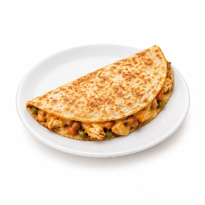 Fit AF Signature Thai Chicken Quesadilla on Low Carb Wrap