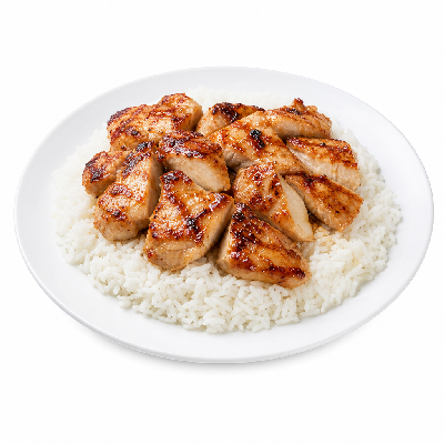 Flame Broiler Chicken Bowl White Rice