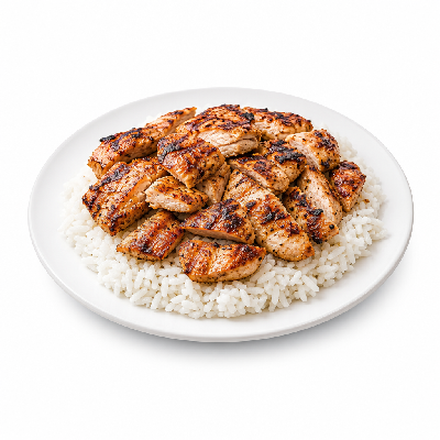 Flame Broiler Chicken Plate White Rice