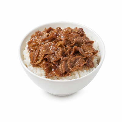Flame Broiler Mini Beef Bowl White Rice