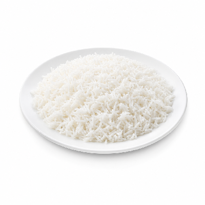 Flame Broiler The Works Plate White Rice