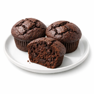 Flourless Holiday Chocolate Muffins