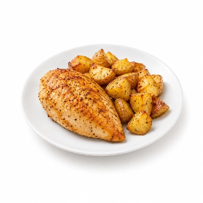 Food 4 Fitness American Texan Style Potato with Roasted Chicken Breast 450g