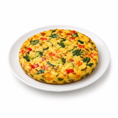 Food 4 Fitness High Protein Breakfast Seasonal Vegetable Egg Frittata 350g