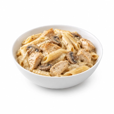 Food 4 Fitness High Protein Gluten Free Chicken Pasta with Mushroom Sauce 250g