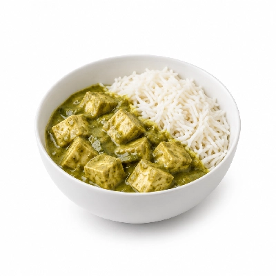 Food 4 Fitness High Protein Tofu with Thai Green Curry Sauce Stir Fry Basmati Rice 350g