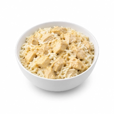 Food 4 Fitness Italian Diced Chicken Breast Casserole Basmati Rice 350g
