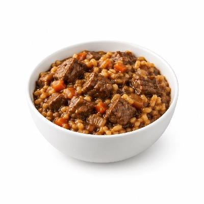 Food 4 Fitness Italian Diced Grass Fed Beef Casserole Brown Rice 450g