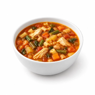 Food 4 Fitness Italian Minestrone Soup with Chicken 450g