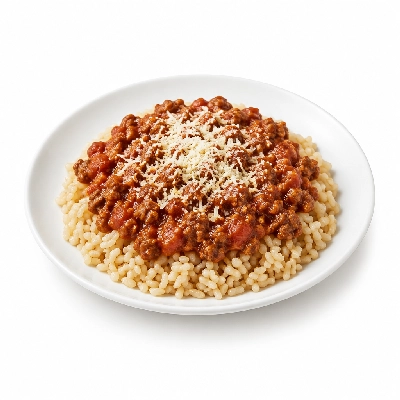 Food 4 Fitness Lean Beef Italian Bolognese with Parmesan Brown Rice 250g