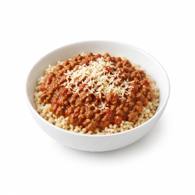 Food 4 Fitness Lean Beef Italian Bolognese with Parmesan Brown Rice 450g